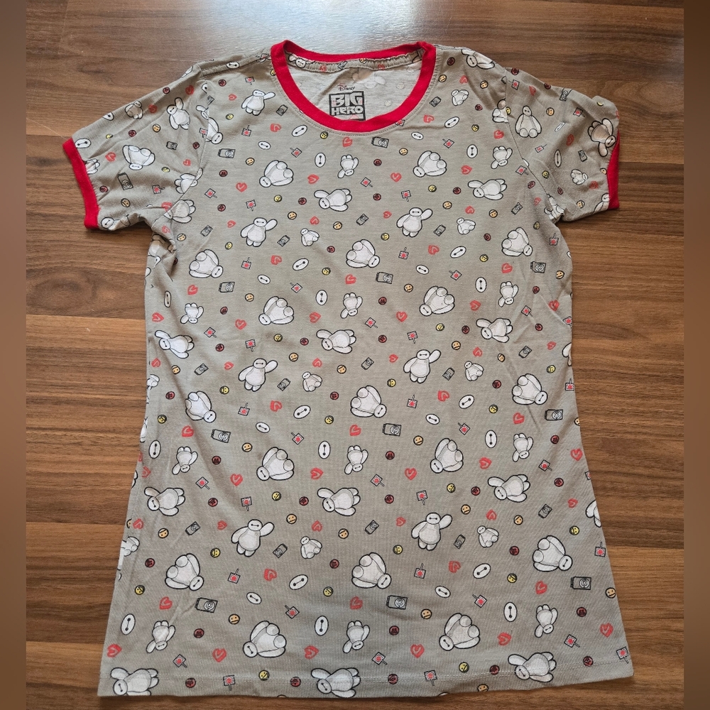 Disney Big Hero 6 Women's Top with Red Accents